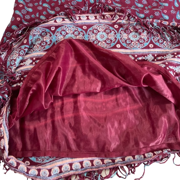 En Creme Boho Frayed Dress Size Large - Picture 11 of 17